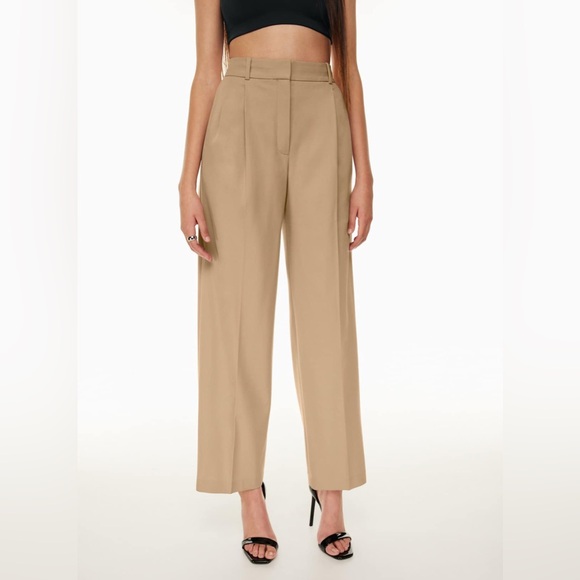 Babaton High Waisted Pleated Pant - Picture 2 of 9